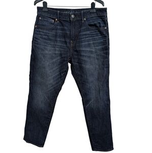American Eagle Outfitters Relaxed Jeans Dark Wash Denim Men's 34×30